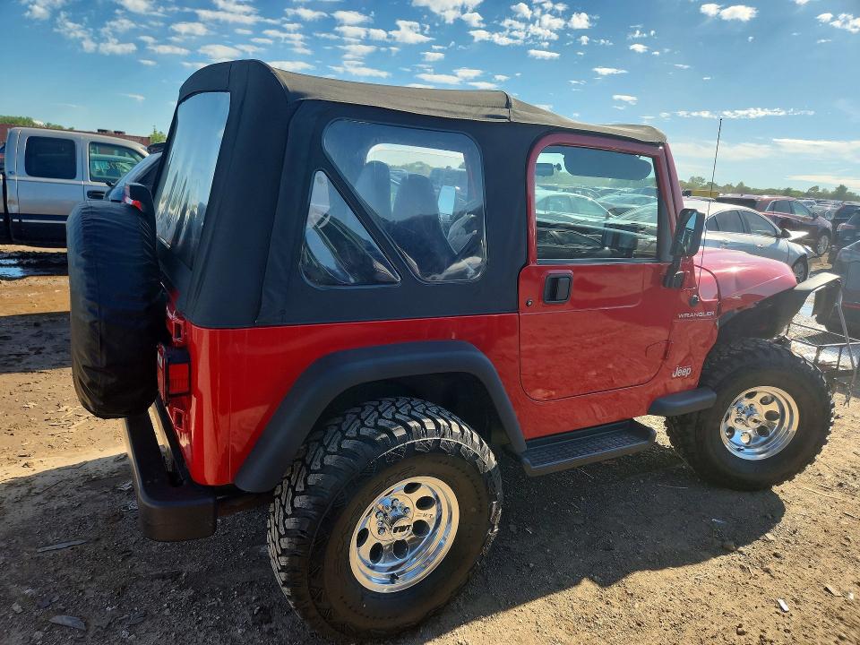 2000 Jeep Wrangler / Tj მანქანა იყიდება აუქციონზე, vin: 1J4FA29P0YP767296, აუქციონის ნომერი: 58324596