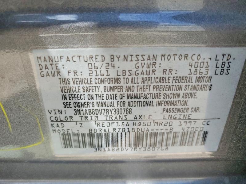 Продажа на аукционе авто 2024 Nissan Sentra, vin: 3N1AB8DV7RY380768, номер лота: 55765596