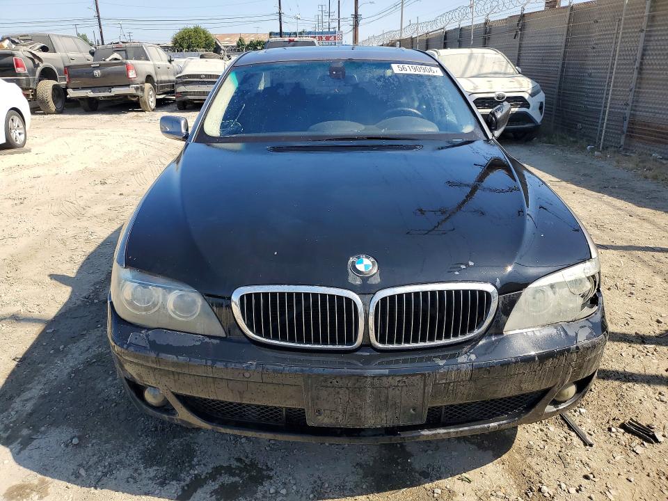 56190906 :رقم المزاد ، WBAHL83518DT11647 vin ، 2008 Bmw 750 مزاد بيع