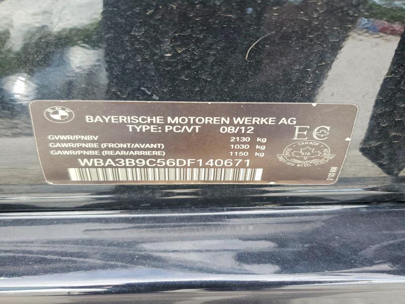 2013 Bmw 335 მანქანა იყიდება აუქციონზე, vin: WBA3B9C56DF140671, აუქციონის ნომერი: 57014586