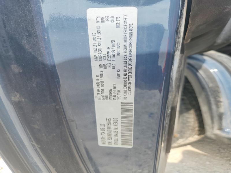Продажа на аукционе авто 2021 Ram Promaster 3500, vin: 3C6MRVJG9ME586637, номер лота: 57962156