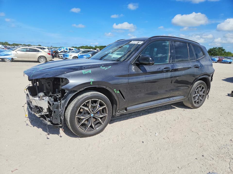 2022 Bmw X3 მანქანა იყიდება აუქციონზე, vin: 5UX83DP00N9J43247, აუქციონის ნომერი: 56121816