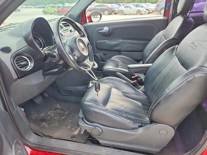 2015 Fiat 500 მანქანა იყიდება აუქციონზე, vin: 3C3CFFBR2FT657456, აუქციონის ნომერი: 56290476