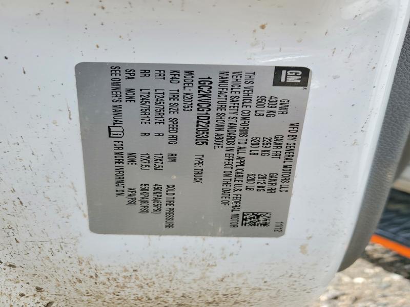 Продажа на аукционе авто 2013 Chevrolet Silverado, vin: 1GC2KVCG1DZ205305, номер лота: 55978266