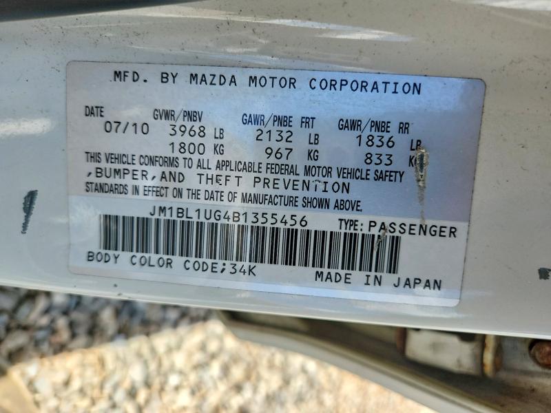 Aukcja sprzedaży 2011 Mazda 3, vin: JM1BL1UG4B1355456, numer aukcji: 57527036