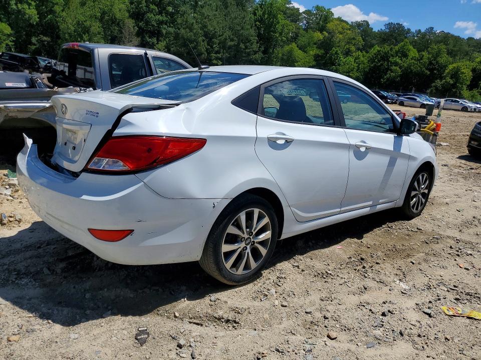 57313156 :رقم المزاد ، KMHCT4AE0HU334003 vin ، 2017 Hyundai Accent مزاد بيع