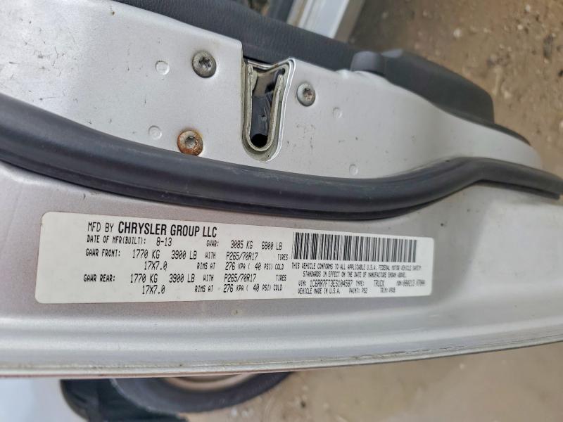 2014 Ram 1500 მანქანა იყიდება აუქციონზე, vin: 1C6RR7FT3ES104587, აუქციონის ნომერი: 58444236