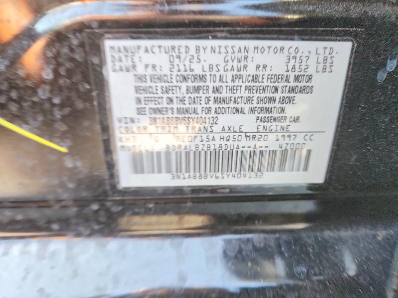 Aukcja sprzedaży 2025 Nissan Sentra, vin: 3N1AB8BV6SY404132, numer aukcji: 58559716
