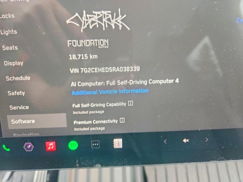 Продажа на аукционе авто 2024 Tesla Cybertruck, vin: 7G2CEHED5RA038339, номер лота: 56514486