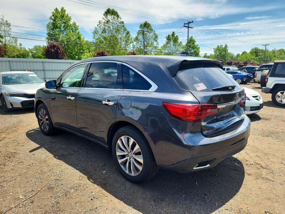 58573836 :رقم المزاد ، 5FRYD4H45FB004124 vin ، 2015 Acura Mdx مزاد بيع