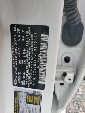 56592146 :رقم المزاد ، 5XXGN4A72FG475403 vin ، 2015 Kia Optima مزاد بيع