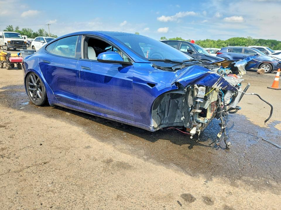 2023 Tesla Model S მანქანა იყიდება აუქციონზე, vin: 5YJSA1E68PF499120, აუქციონის ნომერი: 57398896