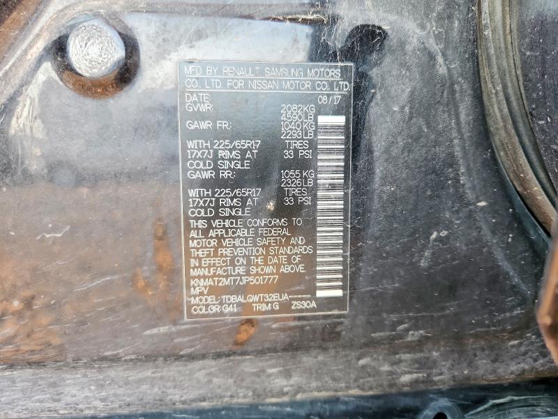 Aukcja sprzedaży 2018 Nissan Rogue, vin: KNMAT2MT7JP501777, numer aukcji: 58455896