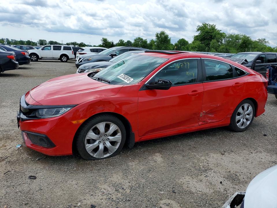 2021 Honda Civic მანქანა იყიდება აუქციონზე, vin: 2HGFC2F89MH012824, აუქციონის ნომერი: 57363916