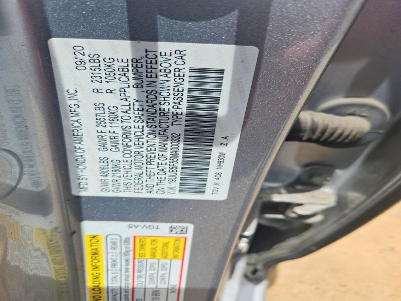 Продаж на аукціоні авто 2021 Acura Tlx, vin: 19UUB5F55MA000332, номер лоту: 55146356