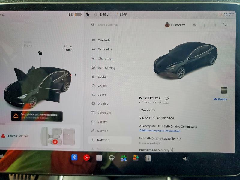57325746 :رقم المزاد ، 5YJ3E1EA6JF036204 vin ، 2018 Tesla Model 3 مزاد بيع