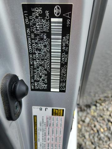 Aukcja sprzedaży 2011 Toyota Prius, vin: JTDKN3DU0B1420752, numer aukcji: 56075636