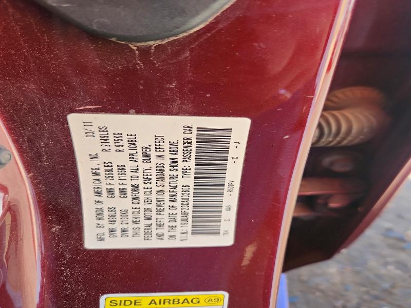 Aukcja sprzedaży 2012 Acura Tl, vin: 19UUA8F23CA002606, numer aukcji: 55709486