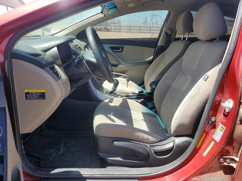 56831286 :رقم المزاد ، 5NPDH4AE3GH780004 vin ، 2016 Hyundai Elantra مزاد بيع