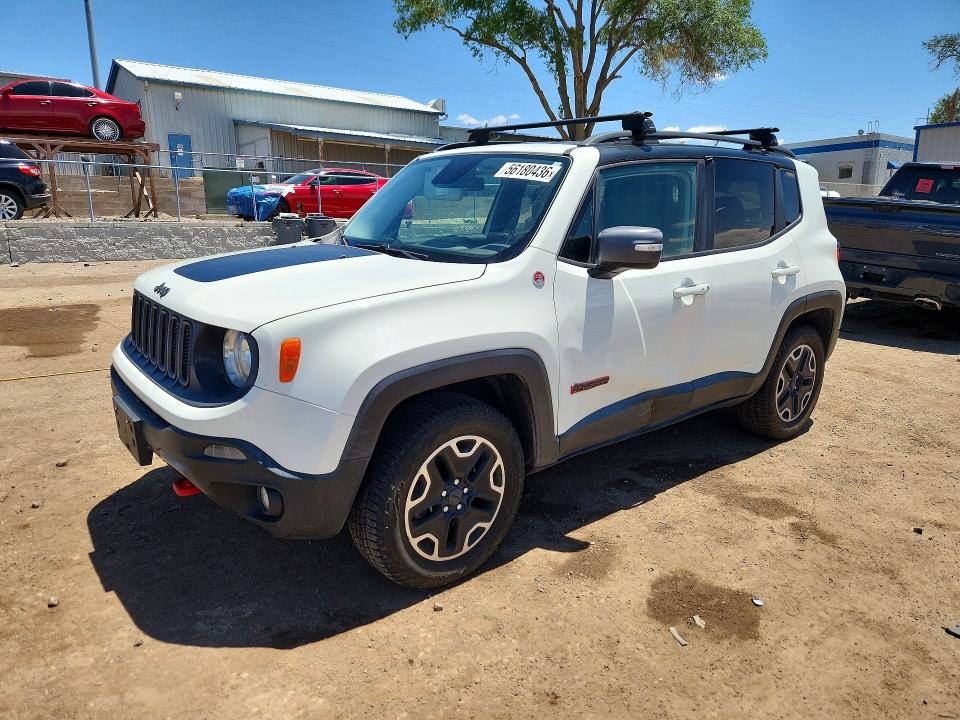 56180436 :رقم المزاد ، ZACCJBCT9GPD06887 vin ، 2016 Jeep Renegade مزاد بيع