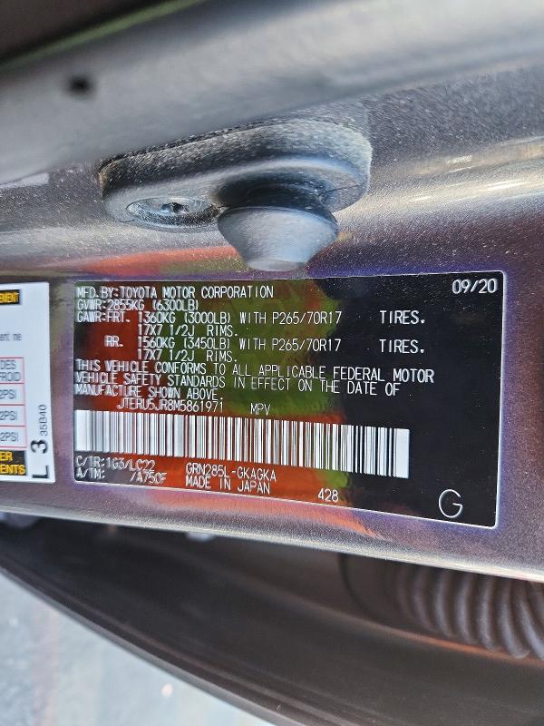 Продаж на аукціоні авто 2021 Toyota 4runner, vin: JTERU5JR8M5861971, номер лоту: 56439356