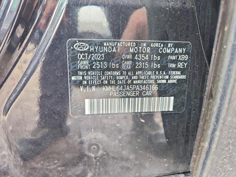 55881696 :رقم المزاد ، KMHL64JA5PA346166 vin ، 2023 Hyundai Sonata مزاد بيع