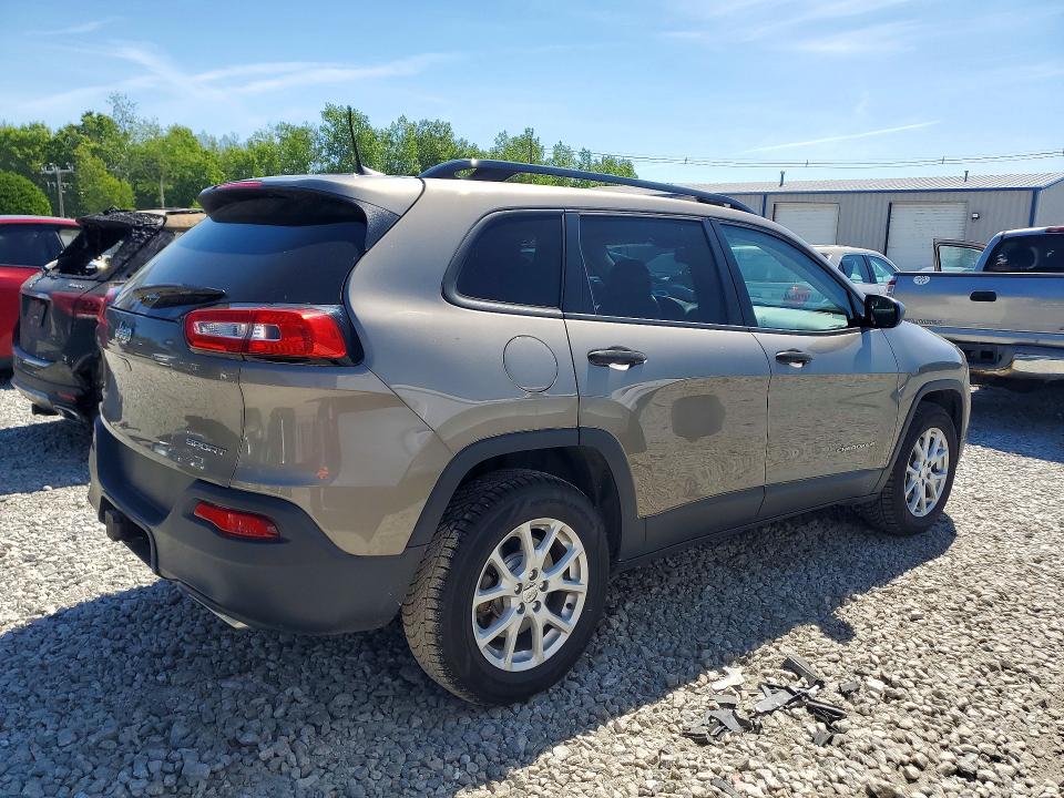 2016 Jeep Cherokee მანქანა იყიდება აუქციონზე, vin: 1C4PJMAS3GW250911, აუქციონის ნომერი: 56543396