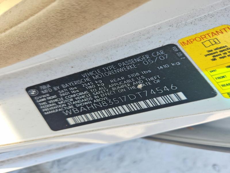 Продажа на аукционе авто 2007 Bmw 750, vin: WBAHN83517DT74546, номер лота: 52932056