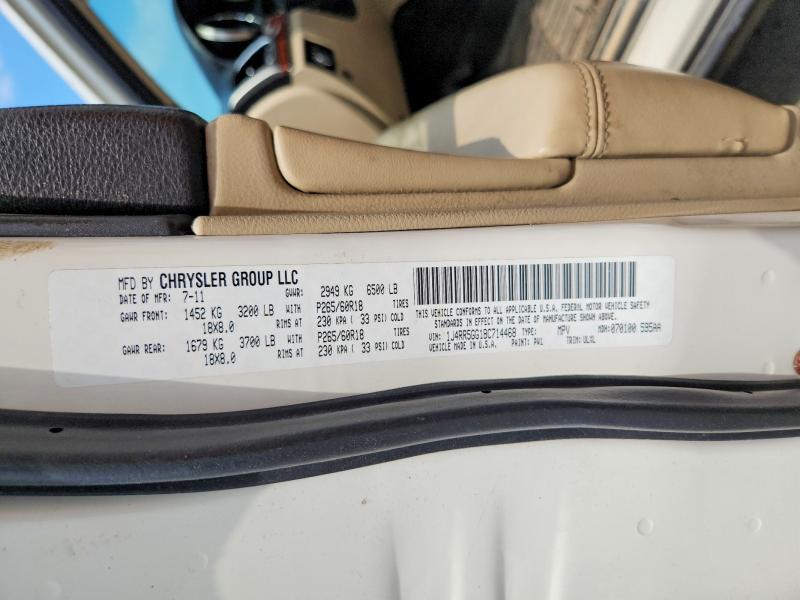 Aukcja sprzedaży 2011 Jeep Grand Cherokee, vin: 1J4RR5GG1BC714468, numer aukcji: 56860636