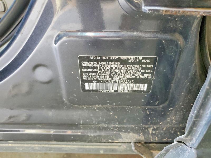 Aukcja sprzedaży 2015 Subaru Forester, vin: JF2SJADC7FH584845, numer aukcji: 57838266