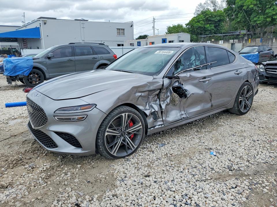 56164406 :رقم المزاد ، KMTG54SE5RU141301 vin ، 2024 Genesis G70 مزاد بيع