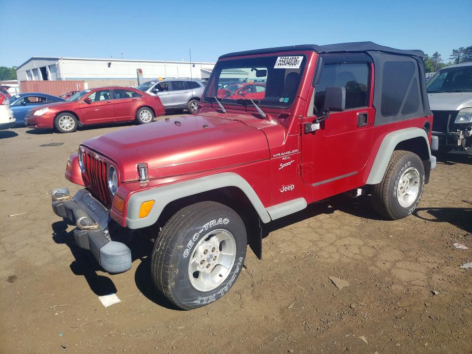 1999 Jeep Wrangler / Tj მანქანა იყიდება აუქციონზე, vin: 1J4FY19SXXP412810, აუქციონის ნომერი: 55934036
