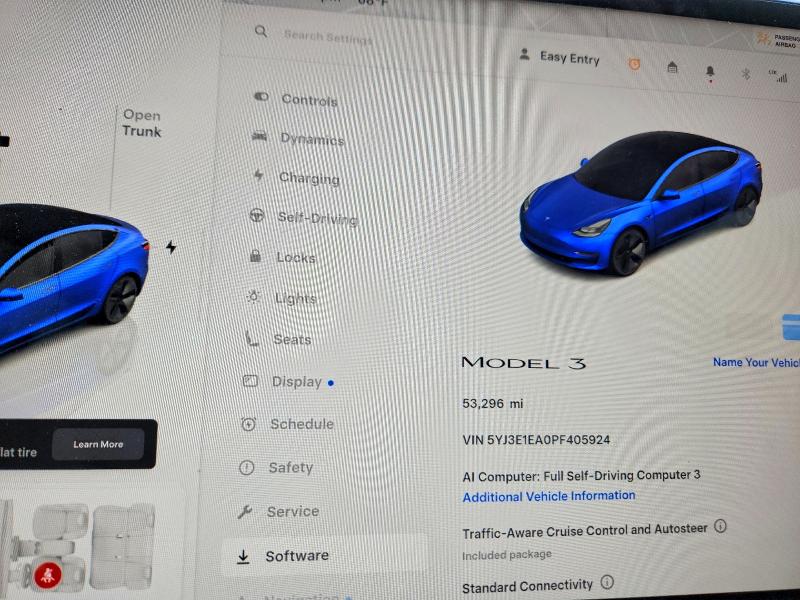 Aukcja sprzedaży 2023 Tesla Model 3, vin: 5YJ3E1EA0PF405924, numer aukcji: 58050006