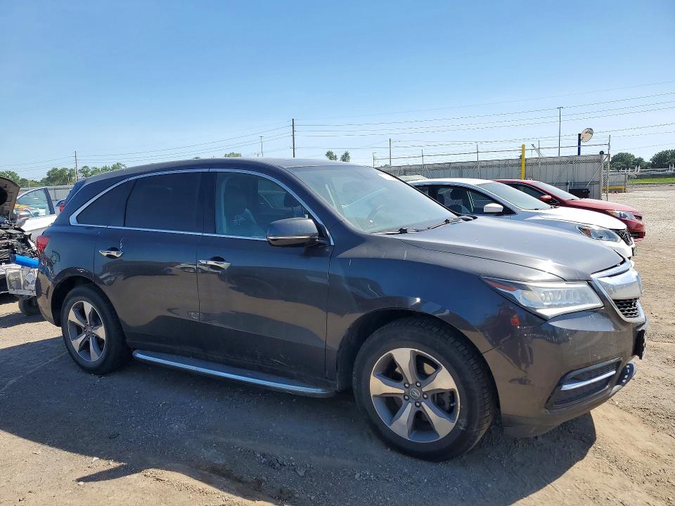2014 Acura Mdx მანქანა იყიდება აუქციონზე, vin: 5FRYD4H28EB027443, აუქციონის ნომერი: 55789886