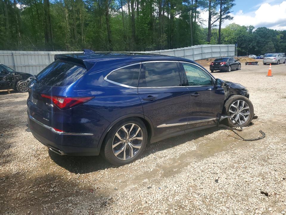 2022 Acura Mdx მანქანა იყიდება აუქციონზე, vin: 5J8YE1H4XNL047383, აუქციონის ნომერი: 58131976