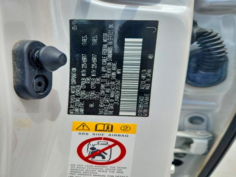 Aukcja sprzedaży 2015 Lexus Nx, vin: JTJYARBZ6F2012647, numer aukcji: 57144216