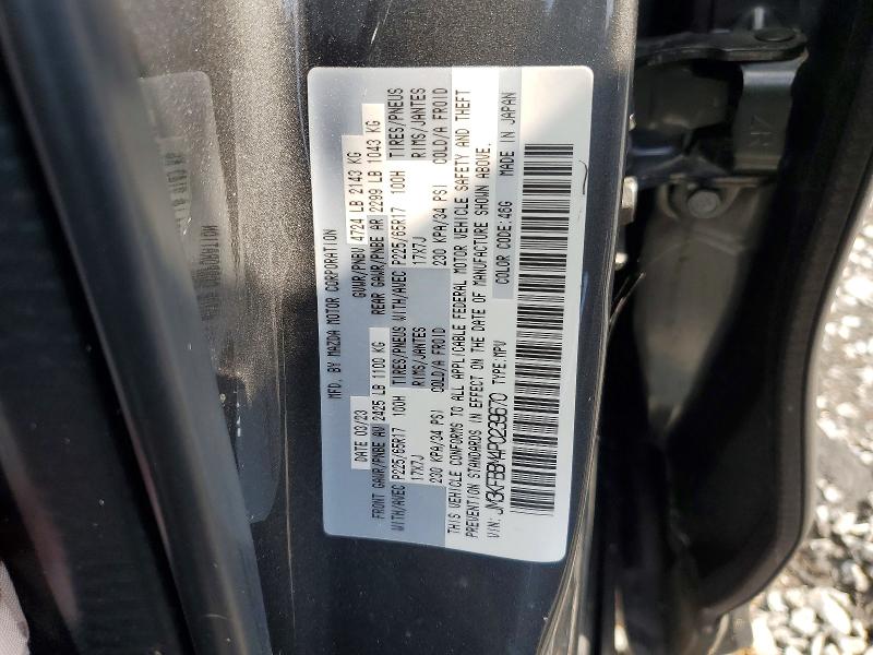 Aukcja sprzedaży 2023 Mazda Cx-5, vin: JM3KFBBM4P0239670, numer aukcji: 57908006