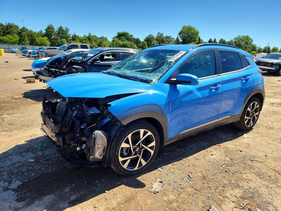 57074746 :رقم المزاد ، KM8K5CA36NU790811 vin ، 2022 Hyundai Kona مزاد بيع