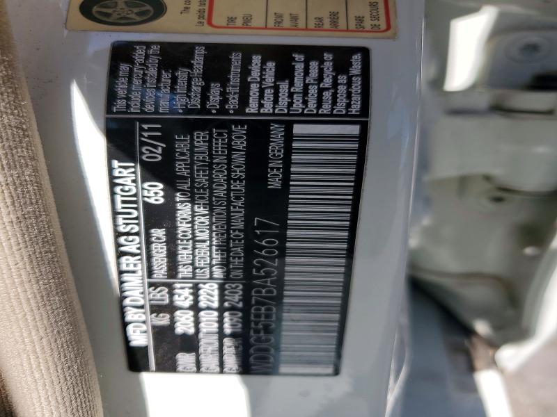 56053386 :رقم المزاد ، WDDGF5EB7BA526617 vin ، 2011 Mercedes-benz C مزاد بيع