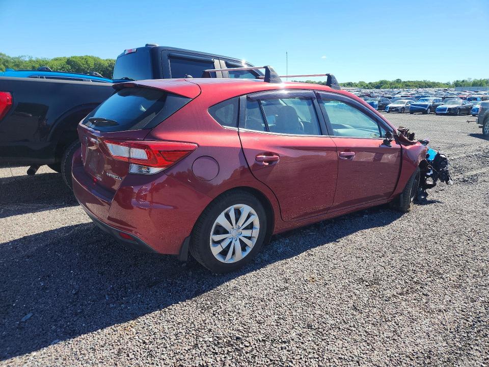2019 Subaru Impreza მანქანა იყიდება აუქციონზე, vin: 4S3GTAB61K3744172, აუქციონის ნომერი: 57091656