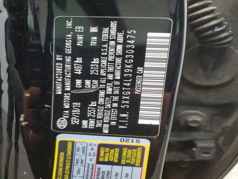 Продаж на аукціоні авто 2019 Kia Optima, vin: 5XXGT4L39KG303475, номер лоту: 59185356