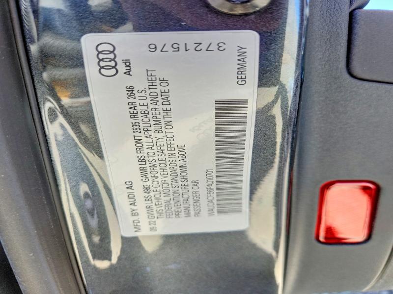 58499256 :رقم المزاد ، WAUDACF56PA010701 vin ، 2023 Audi A5 مزاد بيع