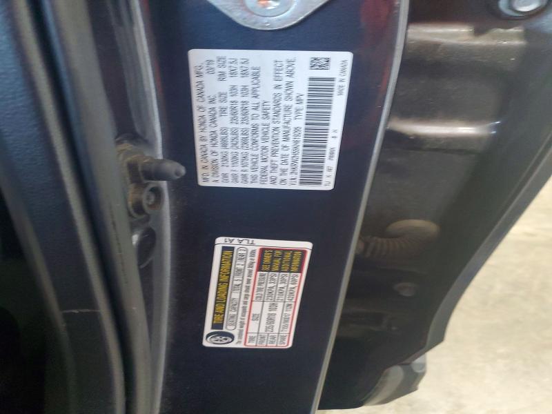58898926 :رقم المزاد ، 2HKRW2H55KH619295 vin ، 2019 Honda Cr-v مزاد بيع
