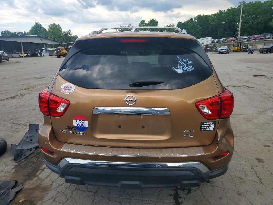 2017 Nissan Pathfinder მანქანა იყიდება აუქციონზე, vin: 5N1DR2MM0HC605979, აუქციონის ნომერი: 58555316
