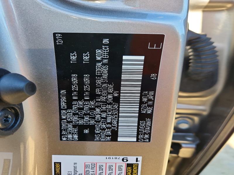 55367296 :رقم المزاد ، JTJGARDZ5L5013467 vin ، 2020 Lexus Nx مزاد بيع