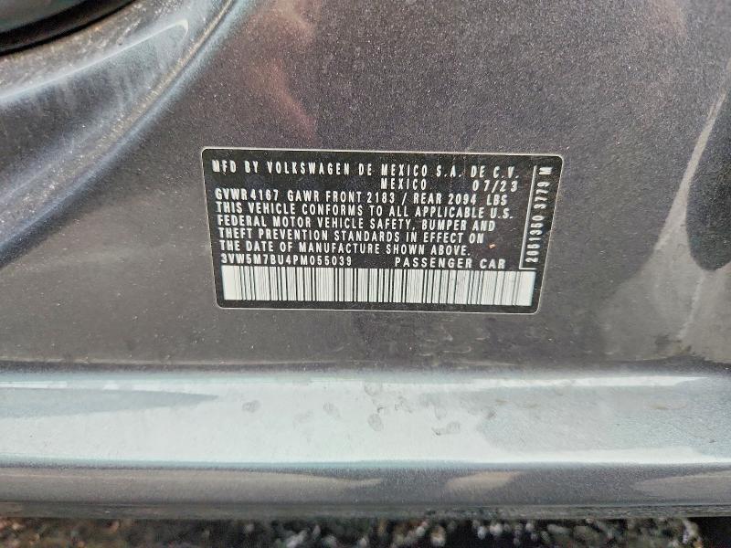 Aukcja sprzedaży 2023 Volkswagen Jetta, vin: 3VW5M7BU4PM055039, numer aukcji: 58112876