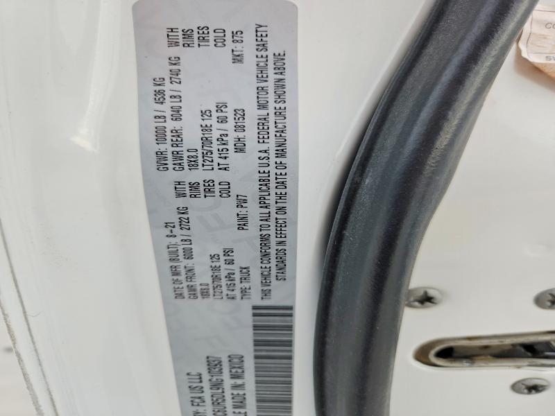 Продажа на аукционе авто 2022 Ram 2500, vin: 3C6UR5DL9NG103937, номер лота: 58127716