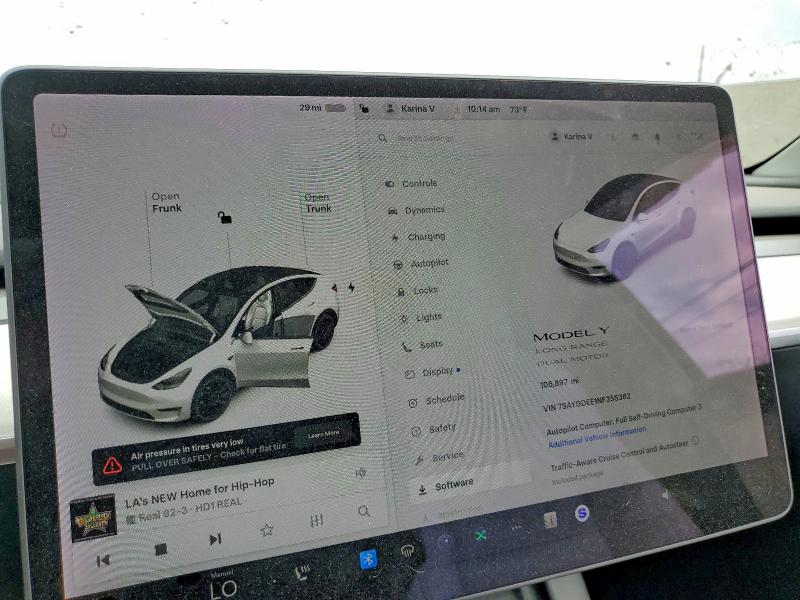 Продаж на аукціоні авто 2022 Tesla Model Y, vin: 7SAYGDEE1NF355362, номер лоту: 56591746