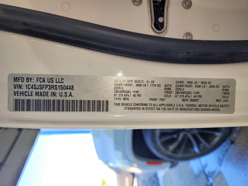 Продажа на аукционе авто 2024 Jeep Grand Wagoneer, vin: 1C4SJSFP3RS150448, номер лота: 56057836