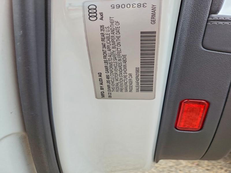 Продаж на аукціоні авто 2023 Audi A4, vin: WAUEAAF40PA015800, номер лоту: 58260916